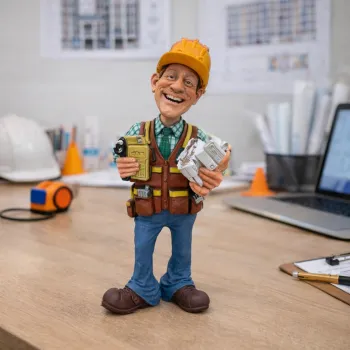 Figurine decorative profesii - colectie amuzanta pentru birou si cadou, 20 cm imagine