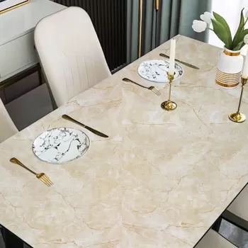 Folie imitatie marmura autoadeziva pentru bucatarie, baie, 60 x 300 cm imagine