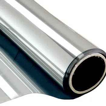 Folie reflexiva pentru geamuri interioare, cu efect de oglinda, protectie solara UV imagine