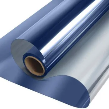 Folie reflexiva pentru geamuri interioare, cu efect de oglinda, protectie solara UV imagine