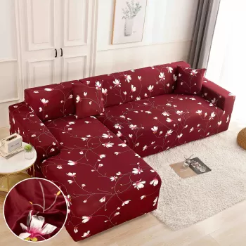 Husa elastica din catifea pentru canapea 3 Locuri imagine