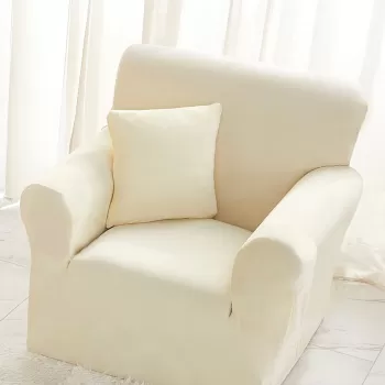 Husa elastica pentru fotoliu din catifea 90 x 130 cm imagine