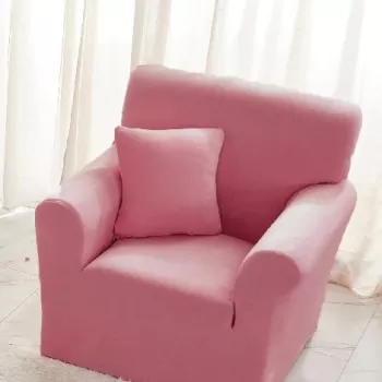 Husa elastica pentru fotoliu din catifea 90 x 130 cm imagine