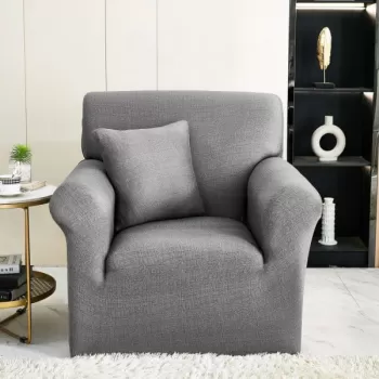 Husa fotoliu din bumbac elastic 90-140 cm imagine