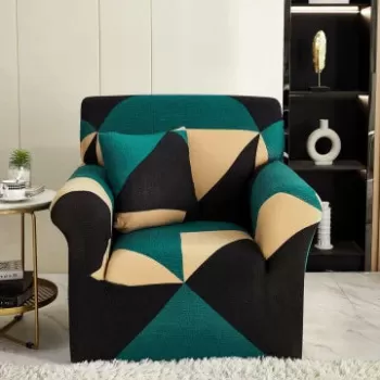 Husa fotoliu din bumbac elastic 90-140 cm imagine