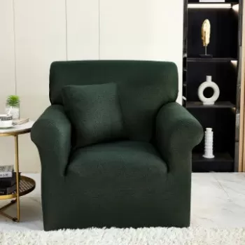 Husa fotoliu din bumbac elastic 90-140 cm imagine