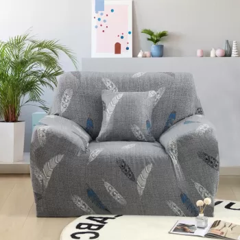 Husa fotoliu din bumbac elastic 90-140 cm imagine