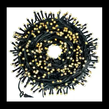 Instalatie de Craciun, tip liniara, pentru exterior, 1000 led-uri, 100m, diverse culori imagine
