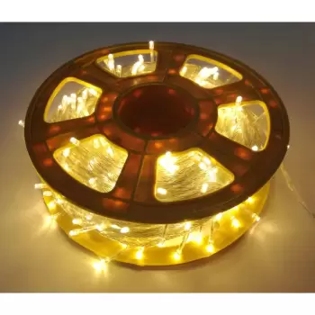 Instalatie de Craciun, tip liniara, pentru exterior, 500 led-uri, 50m, diverse culori imagine