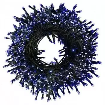 Instalatie de Craciun, tip liniara, pentru exterior, 500 led-uri, 50m, diverse culori imagine