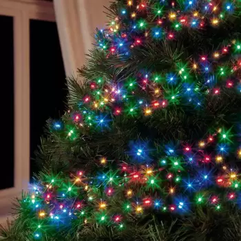 Instalatie pentru brad sau decoratiuni interioare, 100 led imagine