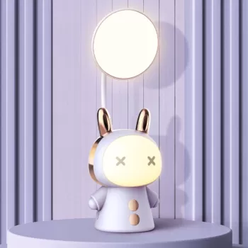Lampa de birou Led cu incarcare usb, desene animate, cu led pentru protectia ochilor imagine
