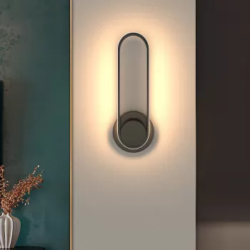 Lampa de perete LED, rotativa 330?, lumina calda 12W imagine