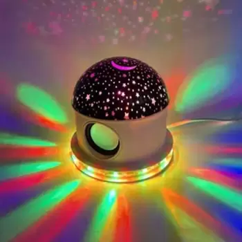 Lampa muzicala cu proiectie stele si luna, cu bluetooth imagine