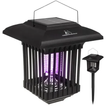 Lampa solara antiinsecte pentru gradina cu lumina led imagine