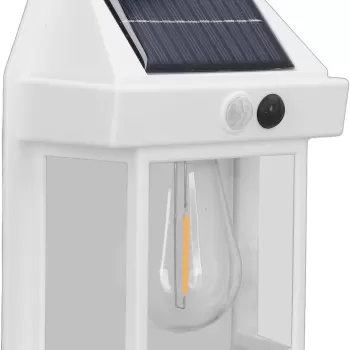 Lampa solara bec de perete LED cu senzor de miscare imagine