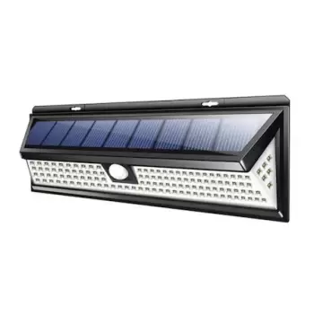 Lampa solara cu 118 LED-uri, senzor de miscare PIR, telecomanda, 2200mAh, waterproof IP65 imagine