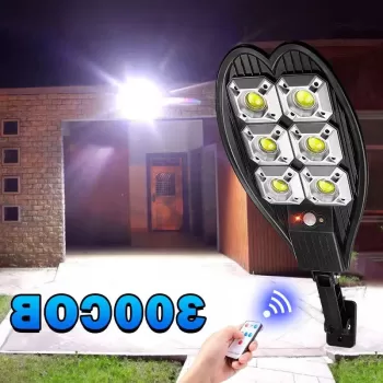 Lampa solara cu senzor de miscare, LL-006, panou solar, IP65 imagine