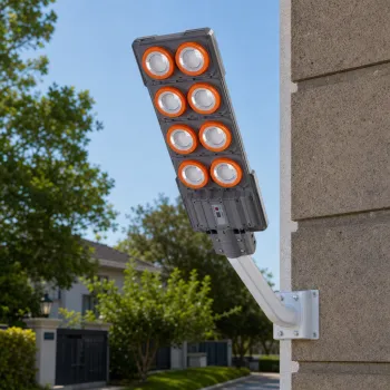 Lampa Solara LED Exterior Gradina Iluminare Automata Waterproof IP65 imagine