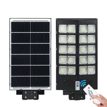 Lampa solara stradala Jortan 600W/800W/1000W, Telecomanda, suport metalic imagine