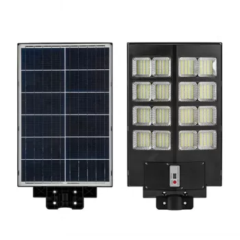 Lampa solara stradala Jortan 600W/800W/1000W, Telecomanda, suport metalic imagine