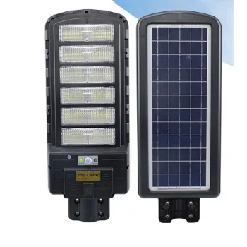 Lampa Solara Stradala Jortan, Dreptunghiulara 600W cu 12 Celule Telecomanda si Suport Metalic, Lumina Puternica imagine