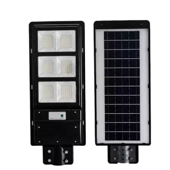 Lampa stradala proiector LED cu Incarcare Solara prin Panou Fotovoltaic + telecomanda imagine