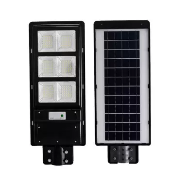 Lampa stradala proiector LED cu Incarcare Solara prin Panou Fotovoltaic + telecomanda imagine