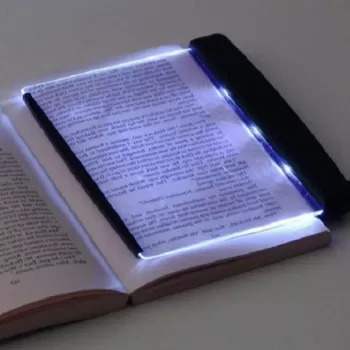 Lampa tip panou luminos LED pentru cititul cartilor pe timpul noptii, invatat pentru scoala sau facultate imagine