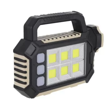 Lanterna cu lampa solara 6 LED COB, 1200 mAh, USB imagine