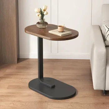 Masuta de cafea cu picior pentru pat/canapea , maro 45 x 30 x 60 cm imagine