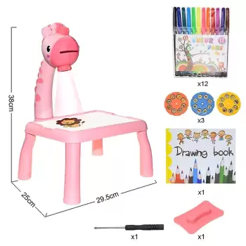 Masuta pentru desenat cu proiector si diapozitive imagine