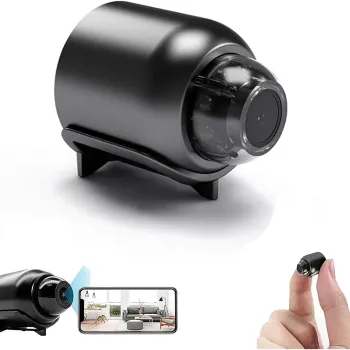 Mini camera supraveghere X5, WIFI, Full HD, View 160 grade, control din aplicatie, senzor miscare, vizionare pe timp de noapte imagine