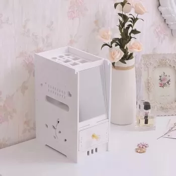 Mini organizator suport cosmetice PVC 27 x 20 x 12cm imagine