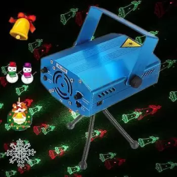 Mini proiector laser cu 5 proiectii pentru Craciun imagine