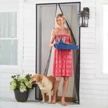 Perdea magnetica antiinsecte Magic Mesh 190 x 100 cm imagine