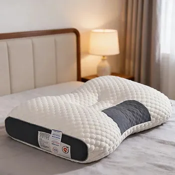 Perna Ortopedica pentru Dormit Ajustabila cu Fermoar 70x45cm 3 Zone Confort Suport Cervical imagine