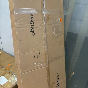 RESIGILAT -- Birou minimalist alb cu rafturi - 160x60x73 cm, ideal pentru spatii mici, lucru si studiu Alb . Acceptabil #007 imagine