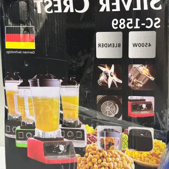 RESIGILAT -- Blender Profesional de bucatarie 2 in 1, 2.5L, motor din cupru, 15 viteze, 4500W . Acceptabil #001 imagine