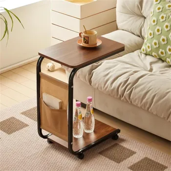 RESIGILAT - Masa de colt multifunctionala cu raft pentru carti, design modern si practic imagine