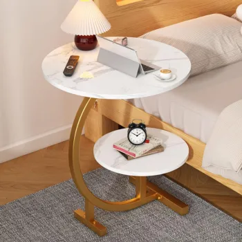 RESIGILAT - Masuta de cafea pentru living, design nordic, elegant, 62x40cm imagine