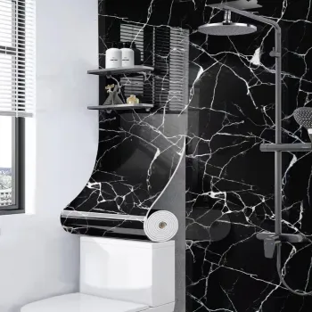 Rola Tapet 3D Autoadeziv, model imitatie marmura 3D, 40x300 cm, rezistent la apa imagine