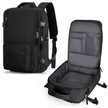 Rucsac business rezistent la apa cu port USB, perfect pentru calatorii si birou imagine