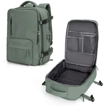 Rucsac business rezistent la apa cu port USB, perfect pentru calatorii si birou imagine