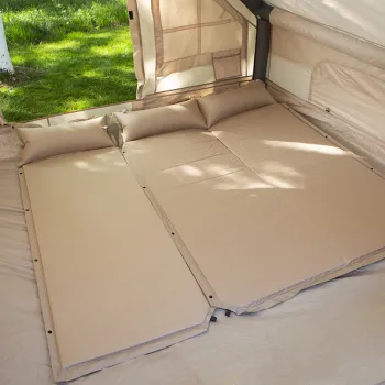 Saltea autogonflabila pentru cort, cu perna inclusa, 1 sau 2 persoane imagine