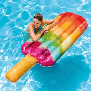 Saltea gonflabila INTEX 58766, model inghetata, 191 x 76 cm imagine