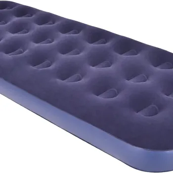 Saltea gonflabila pentru camping, plaja, dubla, PVC si catifea, imagine