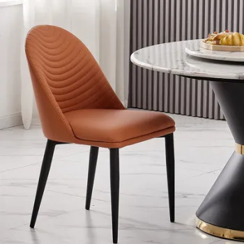 Scaun de dining cu spatar rotund imagine