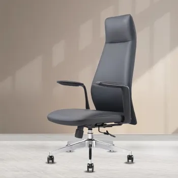 Scaun ergonomic de birou, sezut si spatar tapitate textil, spatar reglabil pe inaltime, tetiera integrata, mecanism multiblock imagine