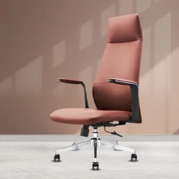 Scaun ergonomic de birou, sezut si spatar tapitate textil, spatar reglabil pe inaltime, tetiera integrata, mecanism multiblock imagine